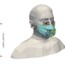 3D modelling and simulation of the impact of wearing a mask on the dispersion of particles carrying the SARS-CoV-2 virus in a railway transport coach
