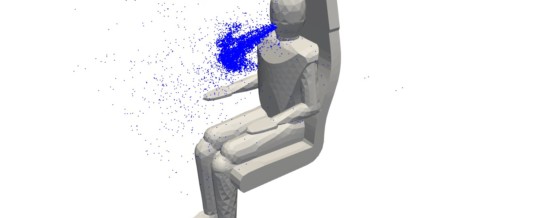 Publication dans Nature Scientific Reports : 3D modelling and simulation of the dispersion of droplets and drops carrying the SARS-CoV-2 virus in a railway transport coach